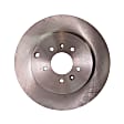 Rear Brake Disc, Natural Finish, Plain Surface, Vented, 5 Lugs, 325 mm, Pro-Line Series