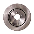 Rear Brake Disc, Natural Finish, Plain Surface, Vented, 5 Lugs, 325 mm, Pro-Line Series