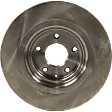 Rear Brake Disc, Plain Surface, Solid, 5 Lugs, Pro-Line Series