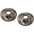 Front Brake Disc, Natural Finish, Plain Surface, Vented, 5 Lugs, 290.07 mm, 3.8L, 6Cyl, Pro-Line Series