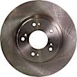 Front Brake Disc, Natural Finish, Plain Surface, Vented, 5 Lugs, 290.07 mm, 3.8L, 6Cyl, Pro-Line Series