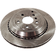 Rear Brake Disc, Natural Finish, Plain Surface, Vented, 5 Lugs, 329.95 mm, Pro-Line Series