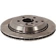 Rear Brake Disc, Natural Finish, Plain Surface, Vented, 5 Lugs, 329.95 mm, Pro-Line Series