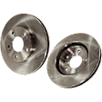 Front Brake Disc, Natural Finish, Plain Surface, Vented, 5 Lugs, 276.3 mm, Pro-Line Series