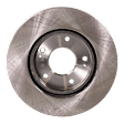Front Brake Disc, Natural Finish, Plain Surface, Vented, 5 Lugs, 276.3 mm, Pro-Line Series