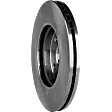 Front Brake Disc, Natural Finish, Plain Surface, Vented, 4 Lugs, 257.81 mm, 1.5L, 4Cyl, Pro-Line Series