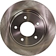 Rear Brake Disc, Natural Finish, Plain Surface, Solid, 5 Lugs, 279.91 mm, Pro-Line Series