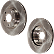 Front Brake Disc, Plain Surface, Vented, 5 Lugs, Pro-Line Series