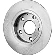 Rear Brake Disc, Plain Surface, Solid, 5 Lugs, Pro-Line Series