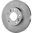 Front Brake Disc, Natural Finish, Plain Surface, Vented, 5 Lugs, 282.45 mm, Pro-Line Series