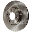 Front and Rear Brake Disc, Natural Finish, Plain Surface, 5 Lugs, Front-298.45 mm/Rear-279.91 mm