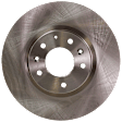 Front and Rear Brake Disc, Natural Finish, Plain Surface, 5 Lugs, Front-298.45 mm/Rear-279.91 mm