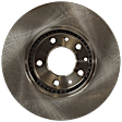Front and Rear Brake Disc, Natural Finish, Plain Surface, 5 Lugs, Front-298.45 mm/Rear-279.91 mm