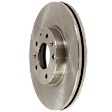 Front and Rear Brake Disc, Natural Finish, Plain Surface, 5 Lugs, Front-298.45 mm/Rear-279.91 mm