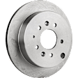 Rear Brake Disc, Natural Finish, Plain Surface, Vented, 5 Lugs, 285.75 mm, Pro-Line Series
