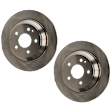 Rear Brake Discs, Plain Surface, Solid, 5 Lugs, Pro-Line Series