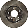 Front Brake Disc, Natural Finish, Plain Surface, Vented, 5 Lugs, 273.81 mm, Pro-Line Series