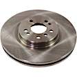 2008 Mercedes Benz ML350 - Front Brake Disc, Natural Finish, Plain Surface, Vented, 5 Lugs, 329.95 mm, For Models With 330mm Front Disc, Solid Rear Disc, 3.5L 6Cyl, Pro-Line Series