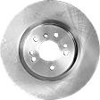 Front and Rear Brake Disc, 4-Wheel Set, Plain Surface, Vented - Front; Solid - Rear, 5 Lugs, Pro-Line Series