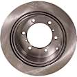 Front and Rear Brake Disc, Natural Finish, Plain Surface, Vented, 6 Lugs, Front-313.94 mm/Rear-314.96 mm, Pro-Line Series