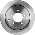 Front and Rear Brake Discs, 4-Wheel Set, Plain Surface, Vented - Front, Solid - Rear, 5 Lugs, 11.57 in. - Front, 11.89 in. - Rear Disc Diameter, Pro-Line Series