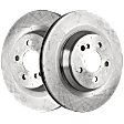 Rear Brake Disc, Natural Finish, Plain Surface, Vented, 5 Lugs, 299.97 mm, Pro-Line Series