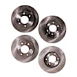 2007 Dodge Sprinter 2500 - Front and Rear Brake Disc, Plain Surface, Vented - Front; Solid - Rear, 6 Lugs, 3.5L 6Cyl, Pro-Line Series
