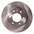 2007 Dodge Sprinter 2500 - Front and Rear Brake Disc, Plain Surface, Vented - Front; Solid - Rear, 6 Lugs, 3.5L 6Cyl, Pro-Line Series