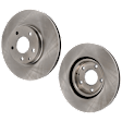 Front Brake Disc, Plain Surface, Vented, 5 Lugs, 296.93 mm, 2.5L, 4Cyl, Pro-Line Series