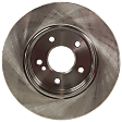 Front and Rear Brake Disc, 4-Wheel Set, Plain Surface, Vented - Front; Solid - Rear, 5 Lugs, Pro-Line Series