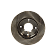 Front Brake Disc, Natural Finish, Plain Surface, Vented, 4 Lugs, 257.05 mm, Pro-Line Series