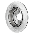 Rear Brake Disc, Natural Finish, Plain Surface, Vented, 5 Lugs, 296.93 mm, 3.0L, 6Cyl, Pro-Line Series