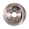 Rear Brake Discs, Plain Surface, Vented, 5 Lugs, 12.68 in. Disc Diameter, Brembo Brakes, Pro-Line Series