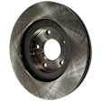 Front and Rear Brake Discs, 4-Wheel Set, Plain Surface, Vented - Front, Solid - Rear, 5 Lugs, 11.65 in. - Front, 11.48 in. - Rear Disc Diameter, Pro-Line Series