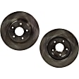Front Brake Discs, Plain Surface, Vented, 5 Lugs, 11.65 inch Disc Diameter, Pro-Line Series