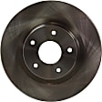 Front Brake Discs, Plain Surface, Vented, 5 Lugs, 11.65 inch Disc Diameter, Pro-Line Series