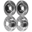 2012 Nissan Altima - Front and Rear Brake Disc, Plain Surface, Vented - Front; Solid - Rear, 5 Lugs, 2.5L 4Cyl, Pro-Line Series