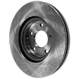 2012 Nissan Altima - Front and Rear Brake Disc, Plain Surface, Vented - Front; Solid - Rear, 5 Lugs, 2.5L 4Cyl, Pro-Line Series