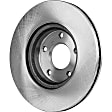 Front Brake Disc, Plain Surface, Vented, 5 Lugs, 294.89 mm,, Pro-Line Series