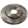 Front Brake Disc, Natural Finish, Plain Surface, Vented, 6 Lugs, 283 mm, 2.5L, 4Cyl, Pro-Line Series