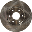 Front Brake Disc, Natural Finish, Plain Surface, Vented, 6 Lugs, 283 mm, 2.5L, 4Cyl, Pro-Line Series