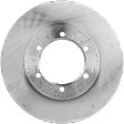 Front Brake Disc, Natural Finish, Plain Surface, Vented, 6 Lugs, 259.84 mm, RWD, 2.4L, 4Cyl, Pro-Line Series