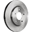 Front Brake Disc, Natural Finish, Plain Surface, Vented, 5 Lugs, 282.6 mm, Pro-Line Series