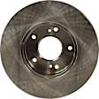 Front Brake Disc, Natural Finish, Plain Surface, Vented, 5 Lugs, 279.91 mm, 3.0L, 6Cyl, Pro-Line Series