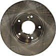 Front and Rear Brake Disc, Natural Finish, Plain Surface, Front-Vented/Rear-Solid, 5 Lugs, Front-279.91 mm/Rear-277.62 mm, 3.0L, 6Cyl, Pro-Line Series