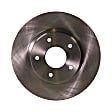 Front Brake Disc, Natural Finish, Plain Surface, Vented, 5 Lugs, 279.91 mm, 3.0L, 6Cyl, Pro-Line Series