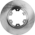 2-Wheel Set Front Brake Disc, Plain Surface, Vented, 6 Lugs, 276.61 mm, Pro-Line Series