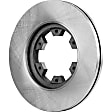 2-Wheel Set Front Brake Disc, Plain Surface, Vented, 6 Lugs, 276.61 mm, Pro-Line Series