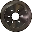 Rear Brake Discs, Plain Surface, Vented, 6 Lugs, 11.65 in. - Front, 11.24 in. - Rear, 4WD/RWD, 3.8/4.0L Engines, Pro-Line Series