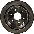 Rear Brake Discs, Plain Surface, Vented, 6 Lugs, 11.65 in. - Front, 11.24 in. - Rear, 4WD/RWD, 3.8/4.0L Engines, Pro-Line Series